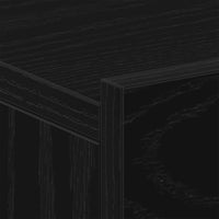 Comodino sospeso Rovere Nero 40x32x15 cm in Legno ingegnerizzato 862416