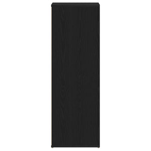 Scarpiera Rovere Nero 54x34x100,5 cm in Legno Multistrato