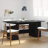 Tavolo da Pranzo Rovere Nero 180x90x76 cm Legno Multistrato 862430