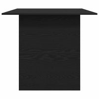 Tavolo da Pranzo Rovere Nero 180x90x76 cm Legno Multistrato 862430