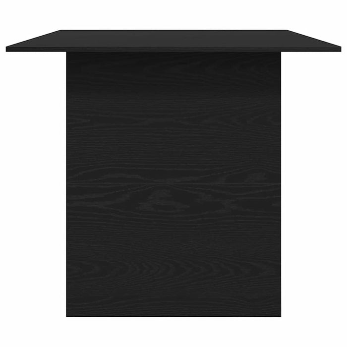 Tavolo da Pranzo Rovere Nero 180x90x76 cm Legno Multistrato 862430
