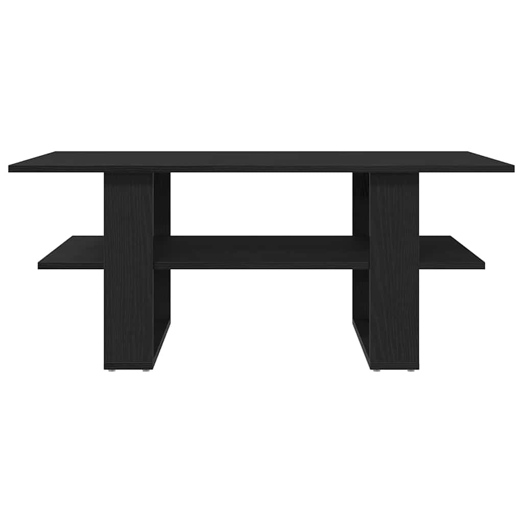 Tavolino da salotto Rovere nero 102 x 55 x 42 cm 862432