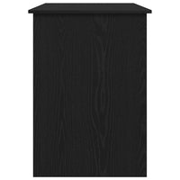 Scrivania Rovere Nero 100x55x75 cm in Legno Multistrato