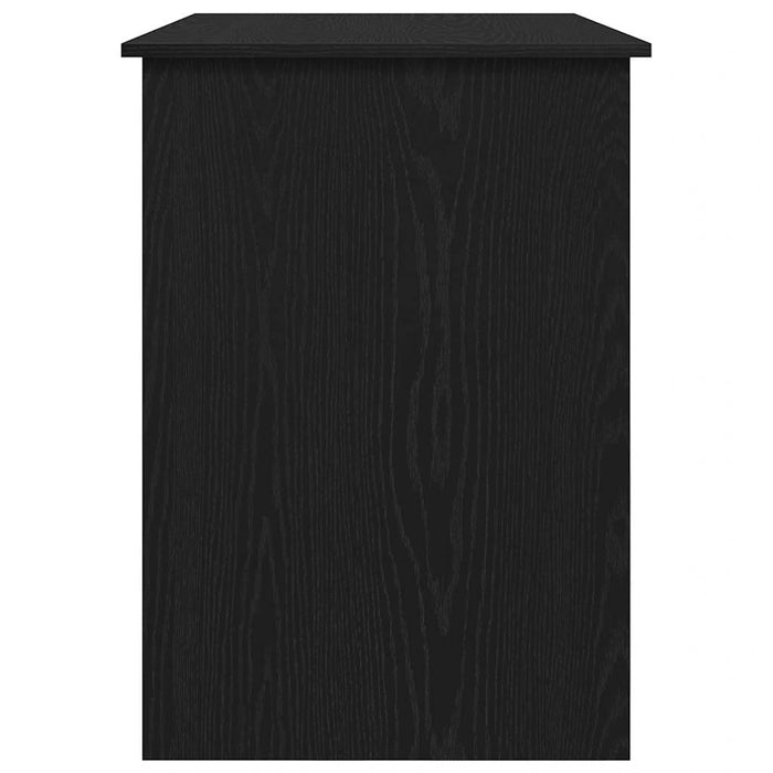 Scrivania Rovere Nero 100x55x75 cm in Legno Multistrato