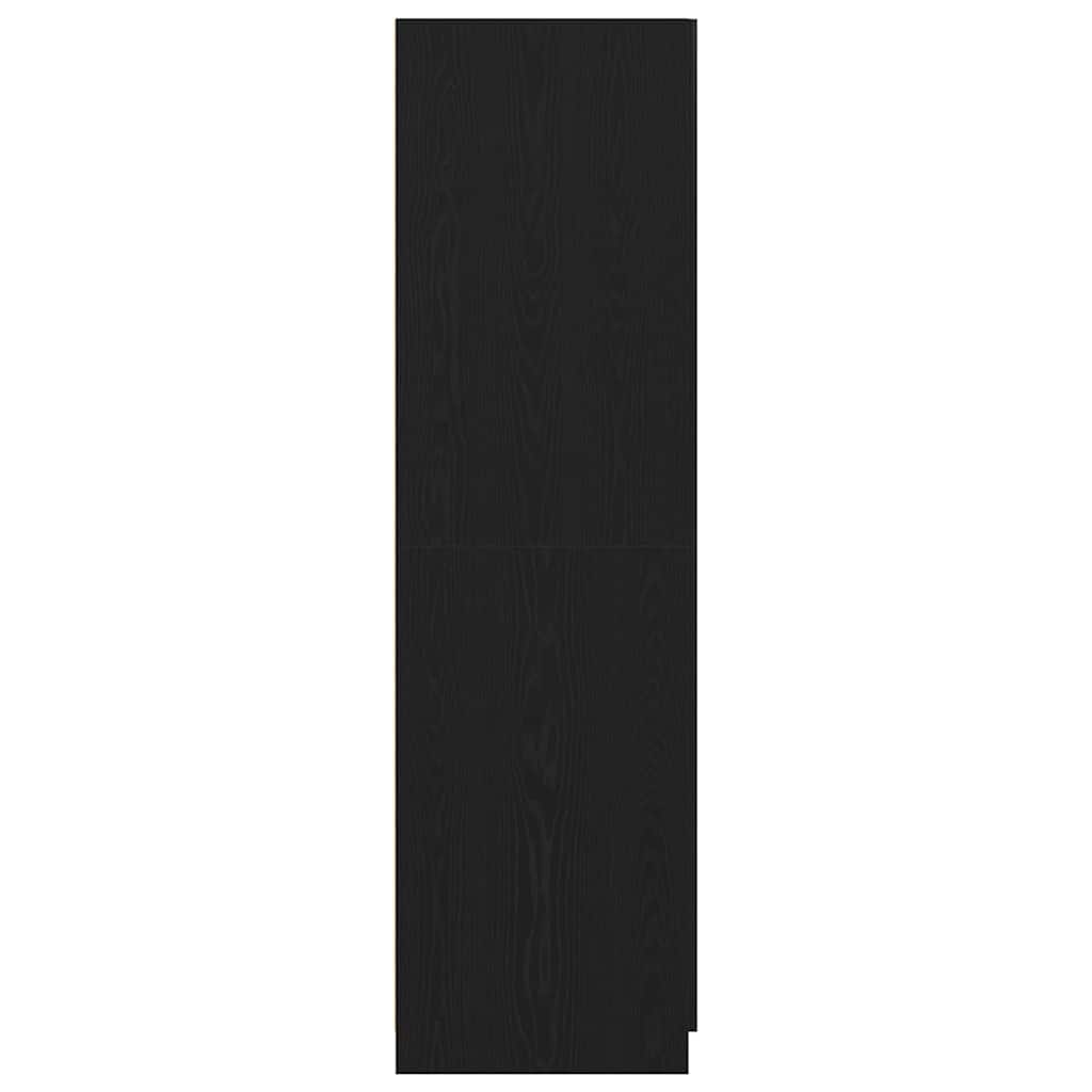 Guardaroba Rovere nero 80 x 52 x 180 cm Legno multistrato 862437