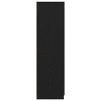 Guardaroba Rovere nero 80 x 52 x 180 cm Legno multistrato 862437