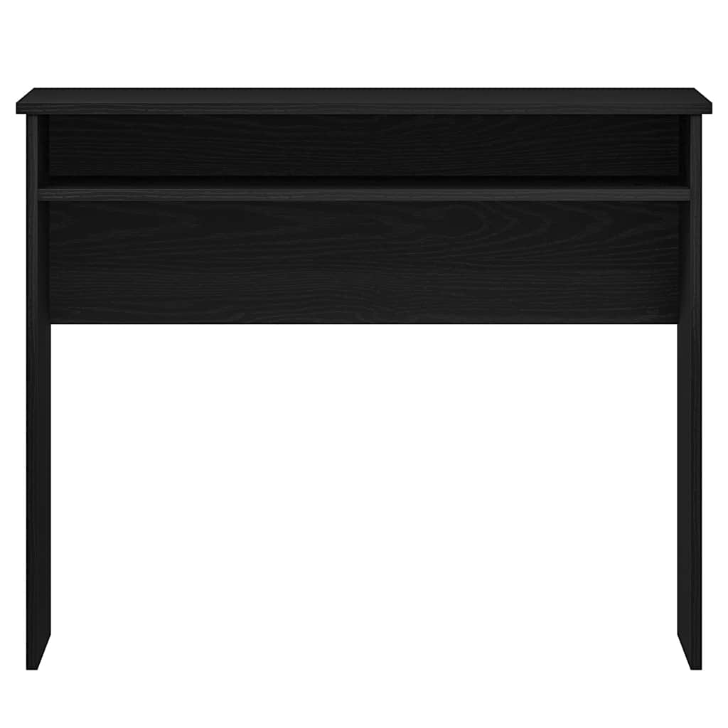 Scrivania Rovere Nero 90x50x74 cm in Legno Multistrato 862476