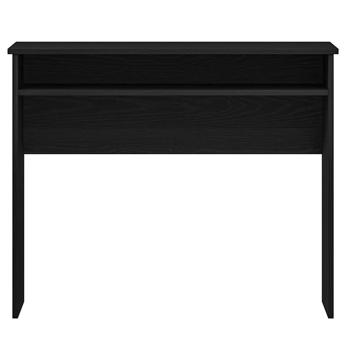 Scrivania Rovere Nero 90x50x74 cm in Legno Multistrato 862476