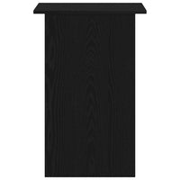 Scrivania Rovere Nero 90x50x74 cm in Legno Multistrato