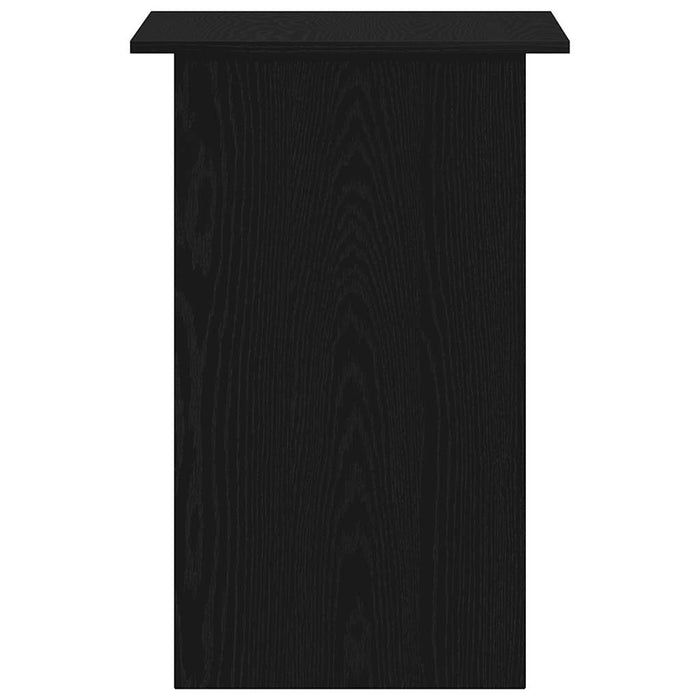 Scrivania Rovere Nero 90x50x74 cm in Legno Multistrato