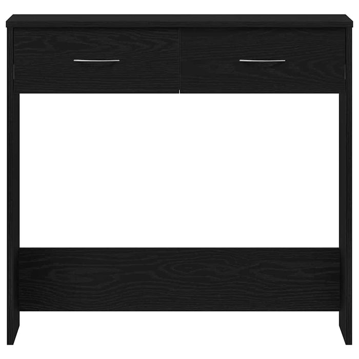 Scrivania Rovere nero 80 x 40 x 75 cm Legno multistrato 862480