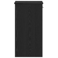 Scrivania Rovere nero 80 x 40 x 75 cm Legno multistrato 862480