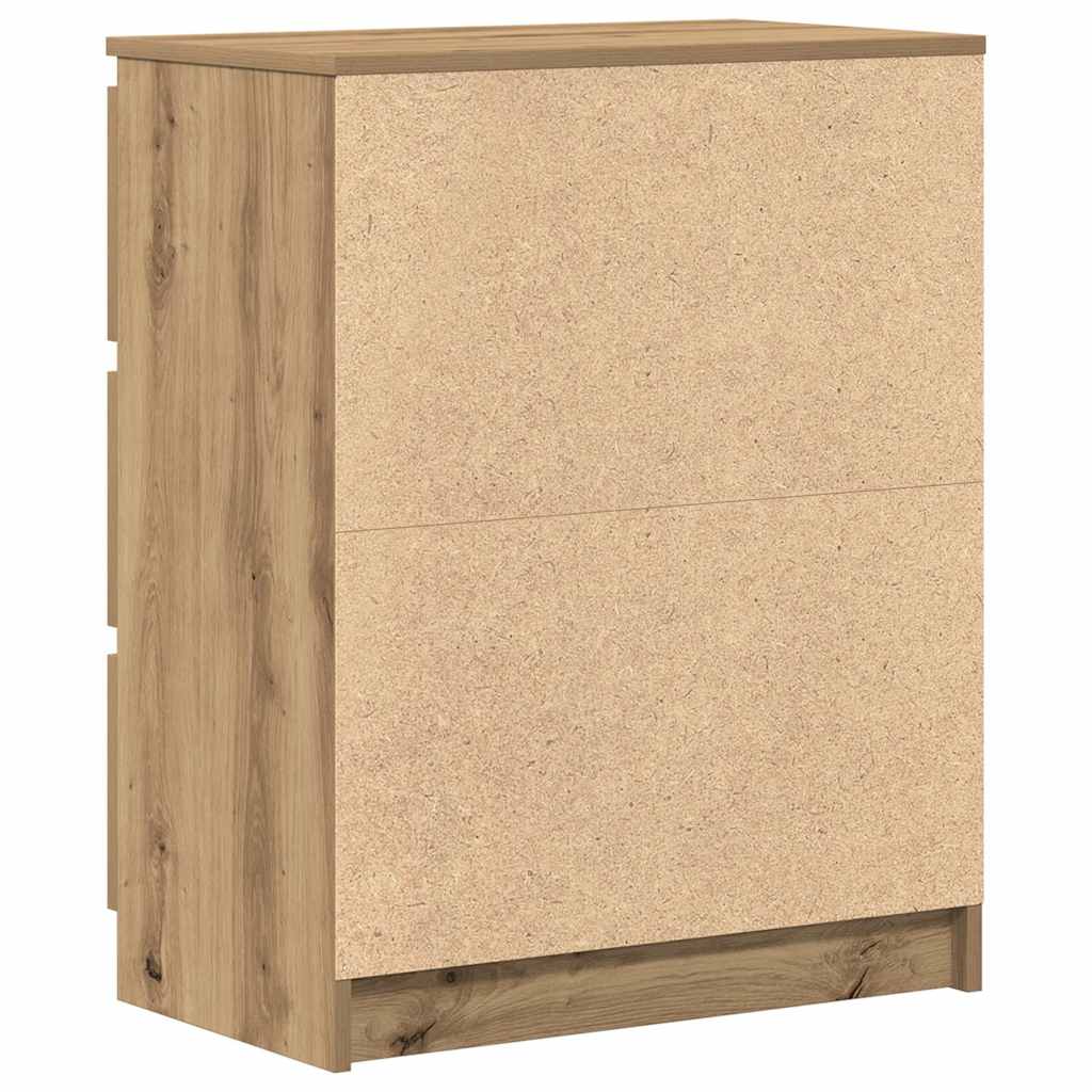 vidaXL Credenza Rovere Artigianale 60x35x76 cm in Legno Multistrato
