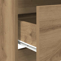 vidaXL Credenza Rovere Artigianale 60x35x76 cm in Legno Multistrato