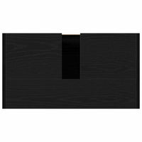 Mobile da bagno Rovere Nero 60 x 33 x 61 cm Legno multistrato 862509
