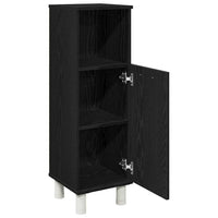 Mobile Bagno Rovere Nero 30 x 30 x 95 cm Legno multistrato 862512