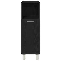 Mobile Bagno Rovere Nero 30 x 30 x 95 cm Legno multistrato 862512