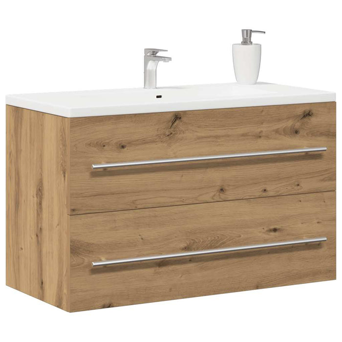 Mobile Lavabo Bagno Artigianale 80x38,5x48 cm Legno Multistrato 862534