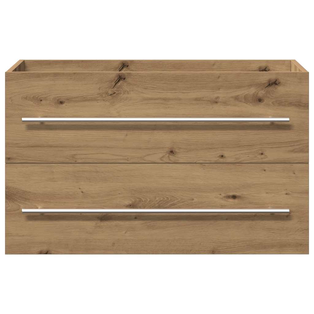 Mobile Lavabo Bagno Artigianale 80x38,5x48 cm Legno Multistrato 862534