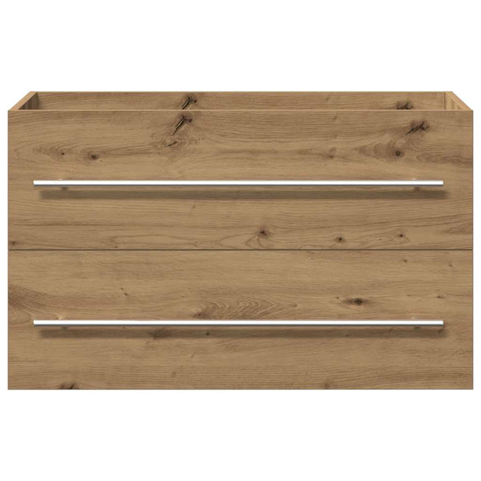 Mobile Lavabo Bagno Artigianale 80x38,5x48 cm Legno Multistrato 862534