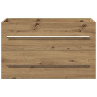 vidaXL Mobile Lavabo Bagno Artigianale 80x38,5x48 cm Legno Multistrato