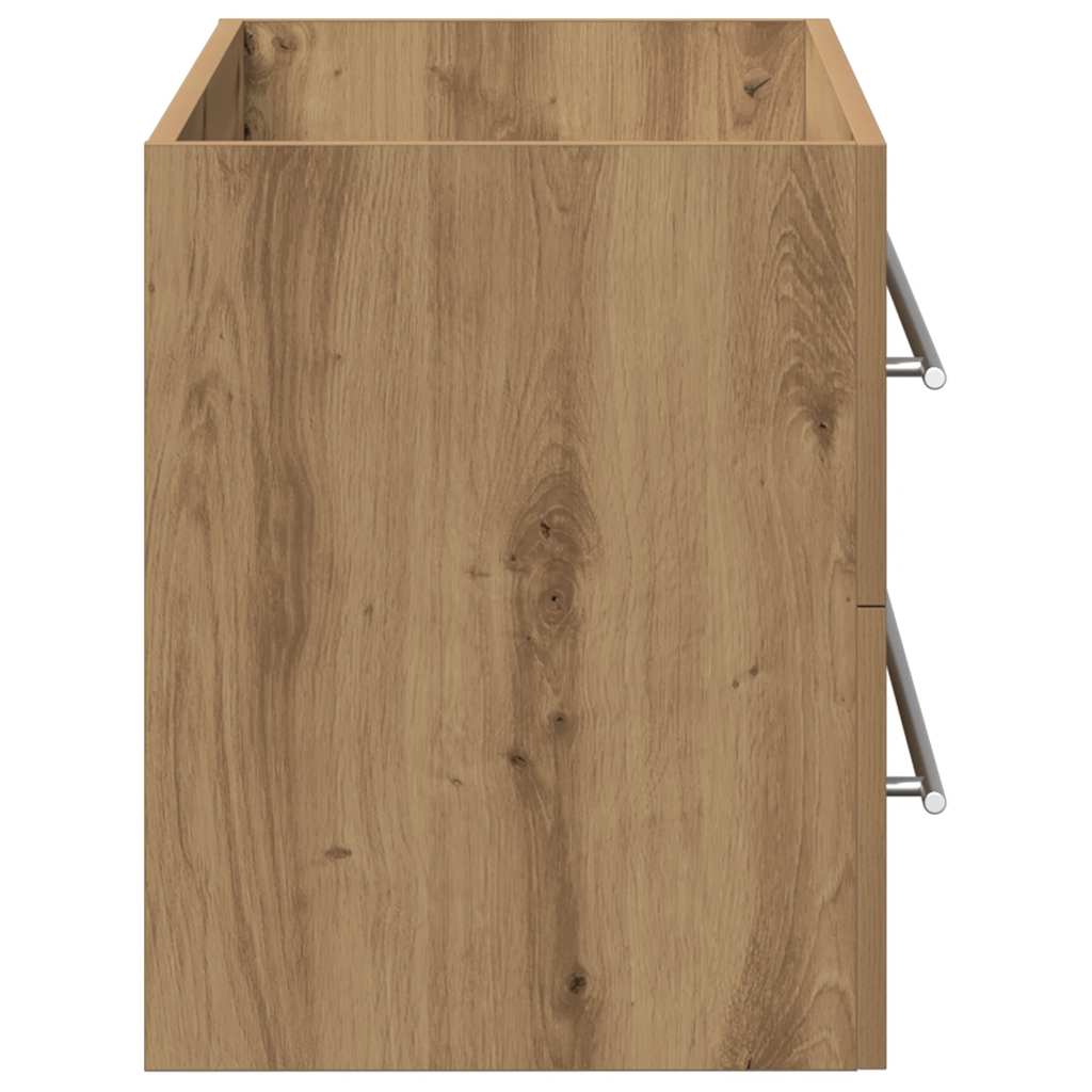 Mobile Lavabo Bagno Artigianale 80x38,5x48 cm Legno Multistrato 862534