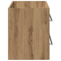 Mobile Lavabo Bagno Artigianale 80x38,5x48 cm Legno Multistrato 862534
