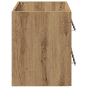 Mobile Lavabo Bagno Artigianale 80x38,5x48 cm Legno Multistrato 862534