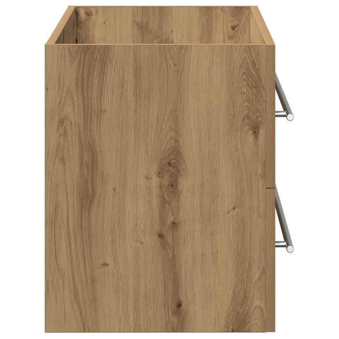Mobile Lavabo Bagno Artigianale 80x38,5x48 cm Legno Multistrato 862534