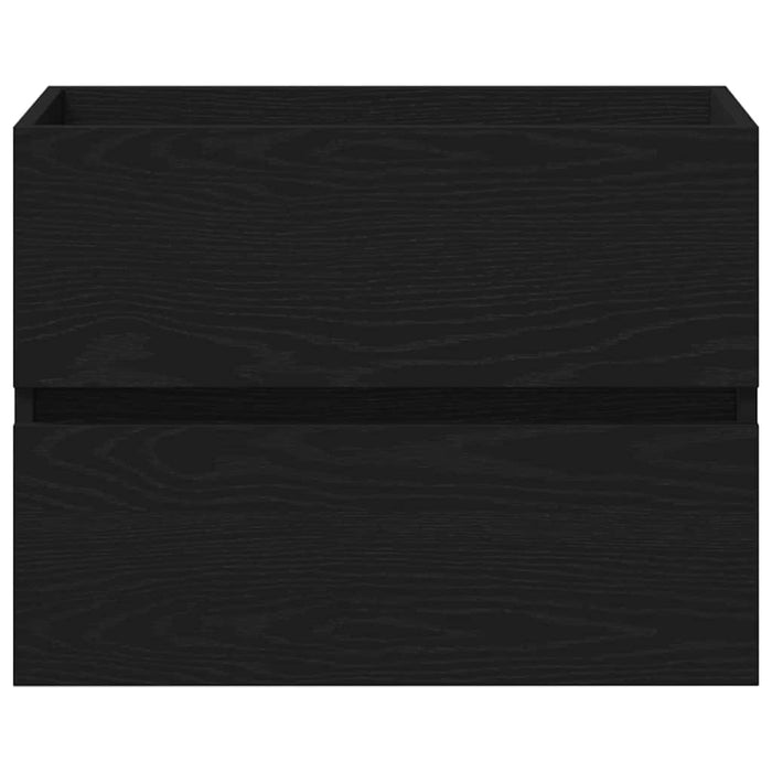 Mobile Lavabo Rovere Nero 60x38,5x45 cm in Legno Multistrato 862542
