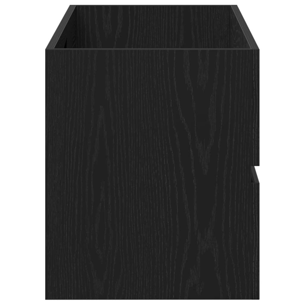 Mobile Lavabo Rovere Nero 100x38,5x45 cm Legno Multistrato 862545