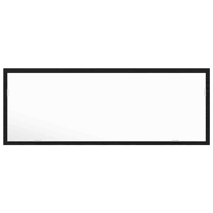 Specchio da Bagno LED-Specchio decorativo con LED Rovere Nero 100 x 8,5 x 37 cm Vetro