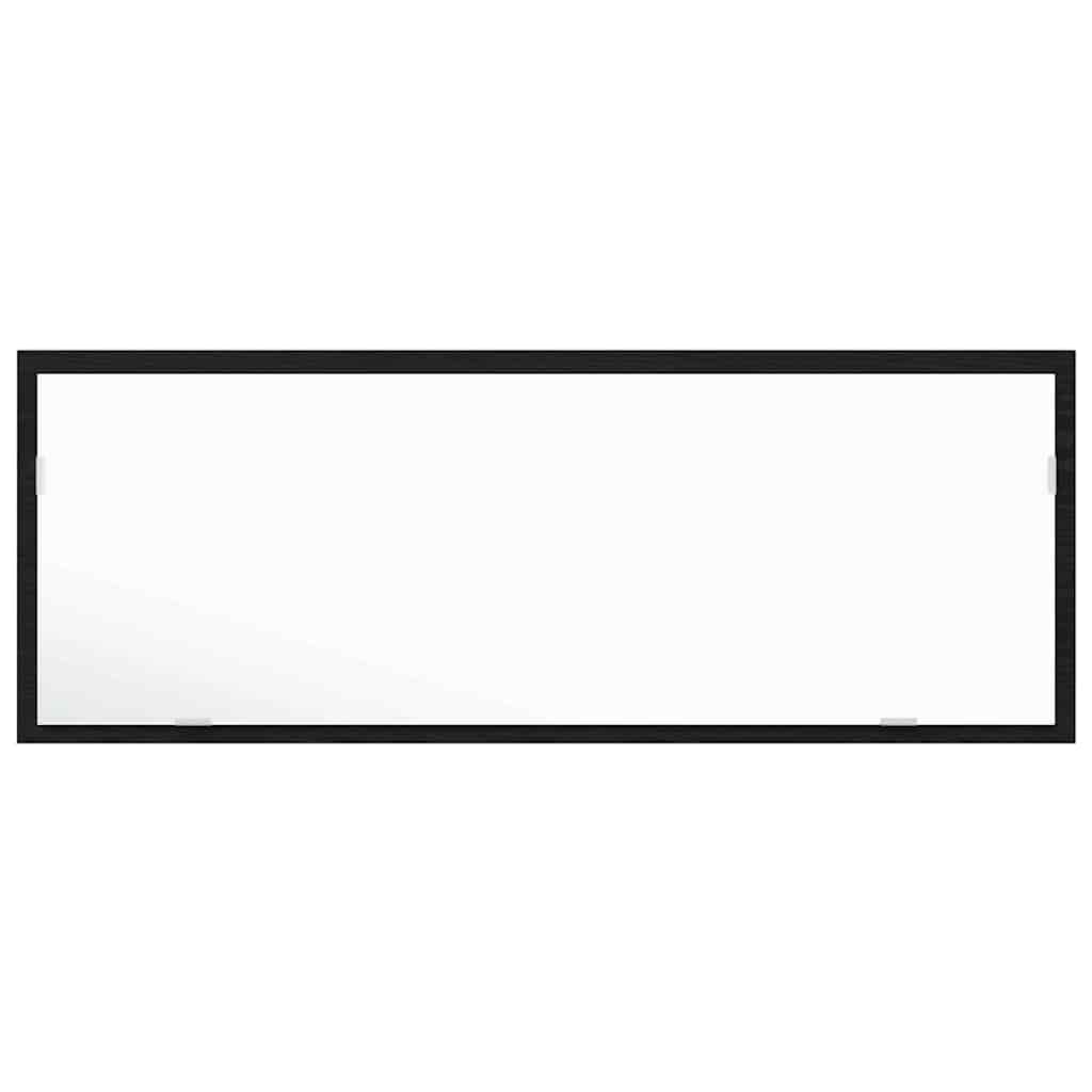 Specchio da bagno LED Rovere nero 100 x 8.5 x 37 cm 862548