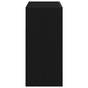 Credenza-Buffet-Armadio da cucina Nero 80 x 35 x 75 cm Legno multistrato