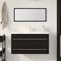 Mobile Lavabo Rovere Nero 90 x 45 x 1.5 cm Legno multistrato 862569