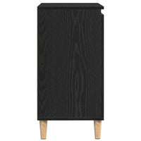 Credenza-Buffet-Armadio da cucina Nero 60 x 35 x 70 cm Legno multistrato