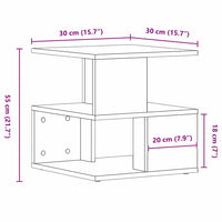 Tavolo laterale Legno vecchio 40 x 40 x 40 cm Legno multistrato 862603