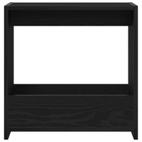 Tavolo laterale Rovere nero 50 x 26 x 50 cm Legno multistrato 862621