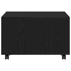 Tavolino da Salotto-Tavolino da soggiorno-Tavolo Rovere nero 60 x 60 x 38 cm