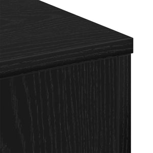 Tavolino da salotto Rovere nero 60 x 60 x 31.5 cm 862626