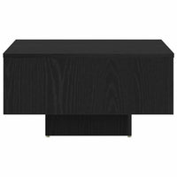 Tavolino da Salotto-Tavolino da soggiorno-Tavolo Rovere nero 60 x 60 x 31.5 cm