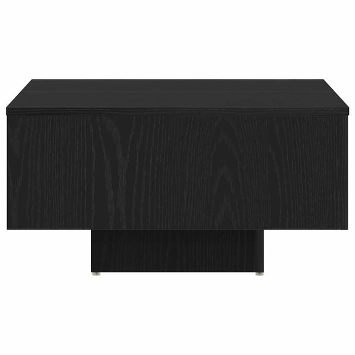 Tavolino da Salotto-Tavolino da soggiorno-Tavolo Rovere nero 60 x 60 x 31.5 cm