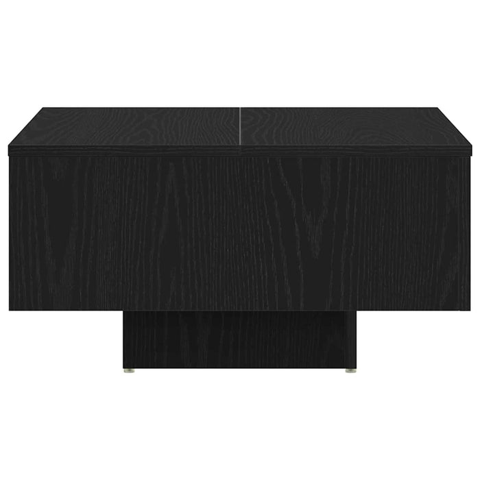 Tavolino da Salotto-Tavolino da soggiorno-Tavolo Rovere nero 60 x 60 x 31.5 cm