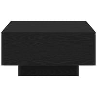 Tavolino da Salotto-Tavolino da soggiorno-Tavolo Rovere Nero 90 x 60 x 31 cm