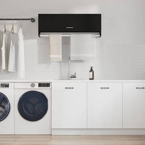 Guardaroba con porta Nero 100 x 32.5 x 35 cm Legno multistrato 862657