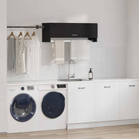 Guardaroba con porta Nero 100 x 32.5 x 35 cm Legno multistrato 862657