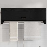 Guardaroba con porta Nero 100 x 32.5 x 35 cm Legno multistrato 862657