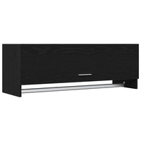 Guardaroba con porta Nero 100 x 32.5 x 35 cm Legno multistrato 862657