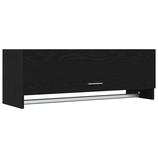 Guardaroba con porta Nero 100 x 32.5 x 35 cm Legno multistrato 862657