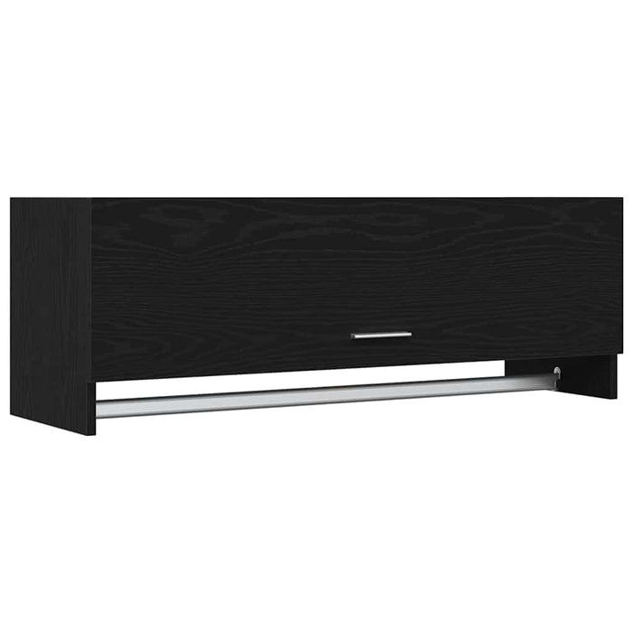 Guardaroba con porta Nero 100 x 32.5 x 35 cm Legno multistrato 862657